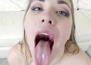 Girl with long tongue pics